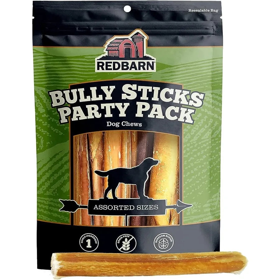 All Natural 58 Bully Sticks For Dogs Variety Pack Odor