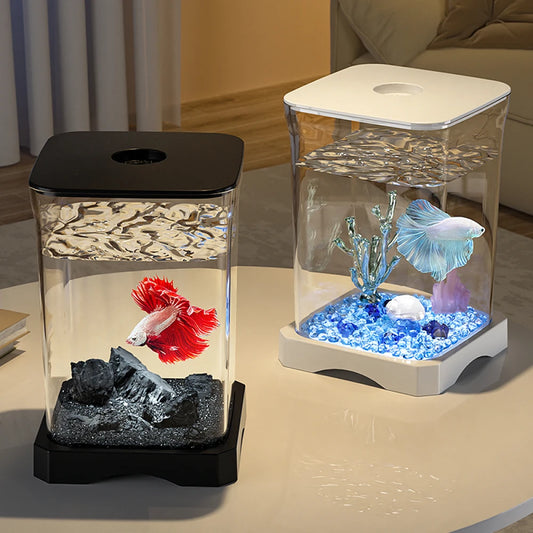 4K Desktop Fish Tank Acrylic With Detachable Panel Premium