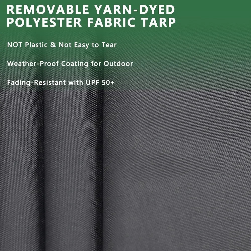 Outdoor Metal Dog Kennel With Roof And Rotating Feeding Door