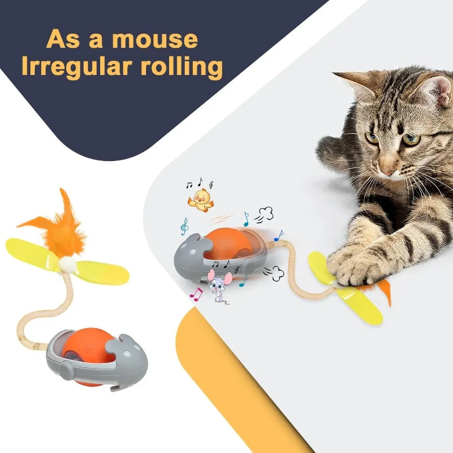Hign-Concerned Kitten Friendly Interactive Cat Toys Mice