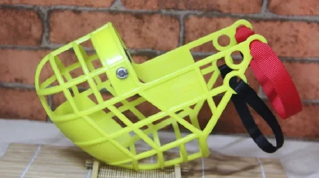 Adjustable Dog Muzzle Breathable Plastic Mouth Cover S M L
