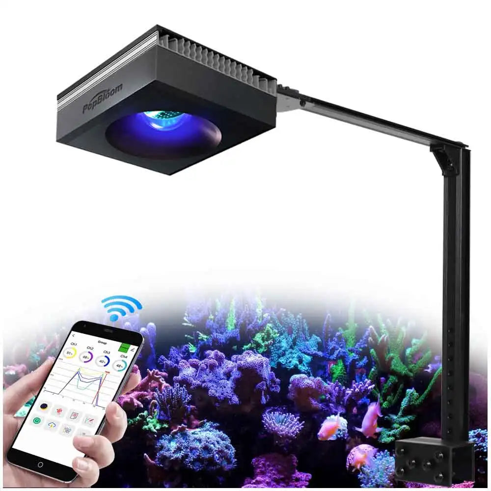 PopBloom RL90 RL180 WiFi Full Spectrum Reef Led Light