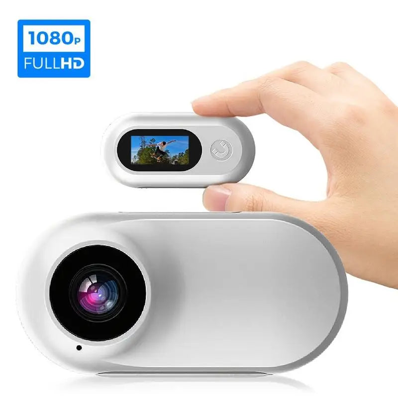 Pet Collar Camera 1080P Mini With Screen For Recording