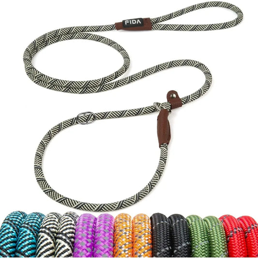 Slip Lead 6Ft Heavy Duty Leash No Pull Reflective Small Dog