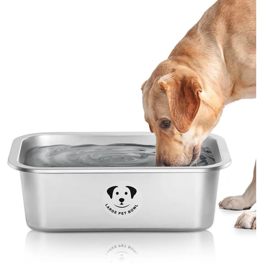 Stainless Steel Dog Bowls Large Dogs Durable Hign-concerned