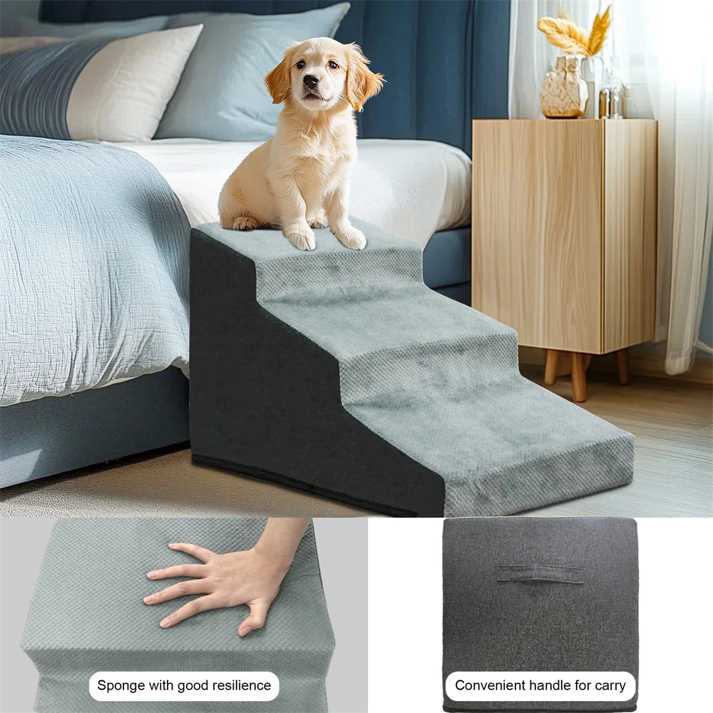 Dog Door Pet Ramp Stairs 3 Step 4 Step High Density Foam