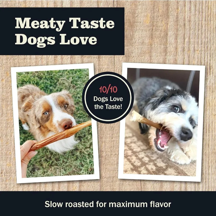 All Natural 58 Bully Sticks For Dogs Variety Pack Odor