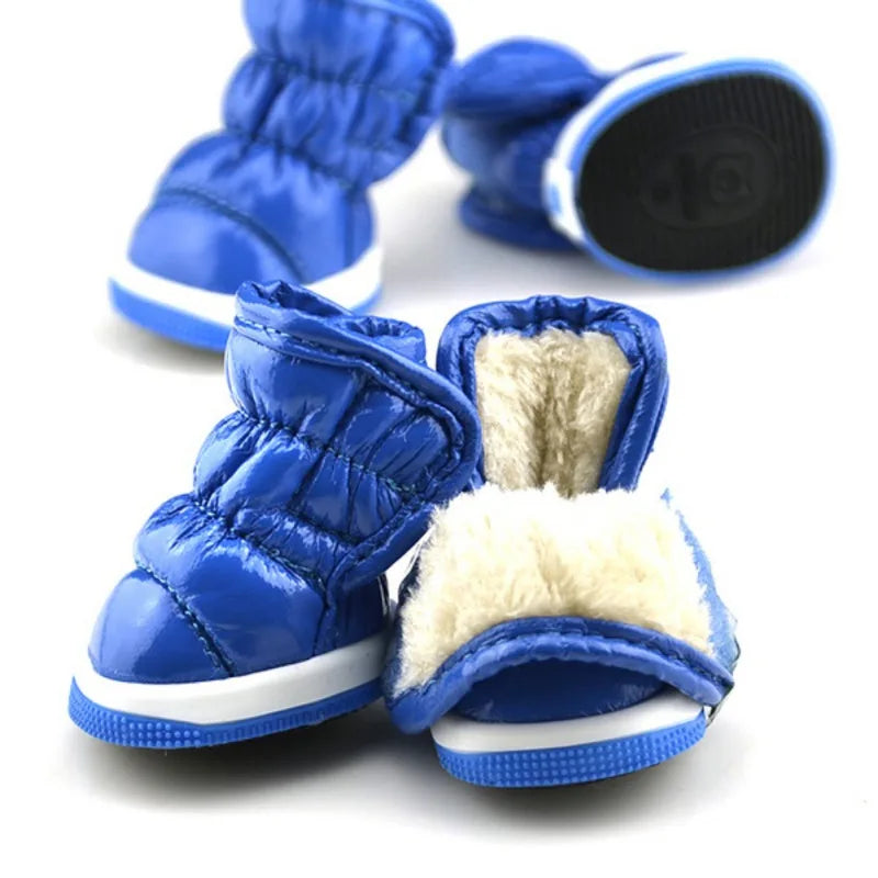 Waterproof Dog Boots Winter Shoes For Small Medium Dogs