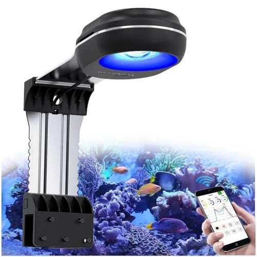 PopBloom RL90/RL180 WiFi Aquarium light, Full Spectrum Saltwater Aquarium Led Lamp for Reef Coral SPS/LPS Marine Aquarium Tank