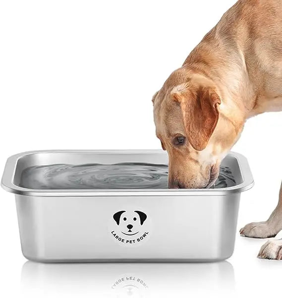 Stainless Steel Dog Bowls Large Dogs Durable Hign-concerned