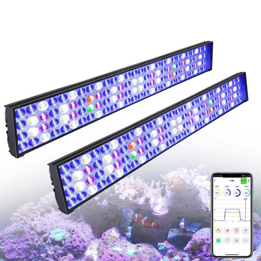 PopBloom H75 WiFi Dimmable LED Aquarium Light With Hang Kit