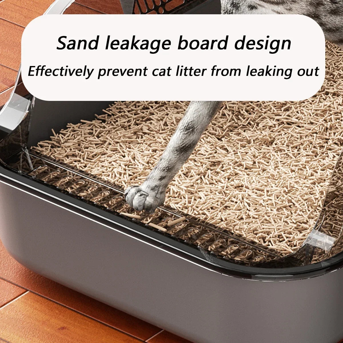 Choice Cat Litter Box High Sides Splashproof For Cats
