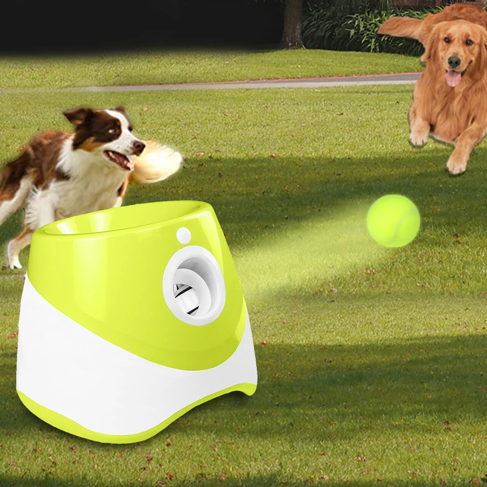 Automatic Dog Ball Launcher Interactive Pet Tennis Thrower