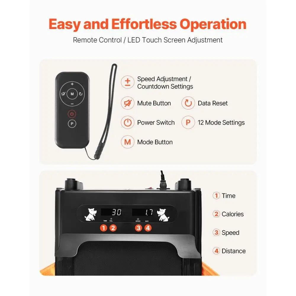 Hign Concerned Electric Dog Treadmill Medium Dogs 200 lbs