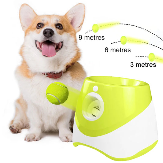 Automatic Dog Ball Launcher Interactive Pet Tennis Thrower
