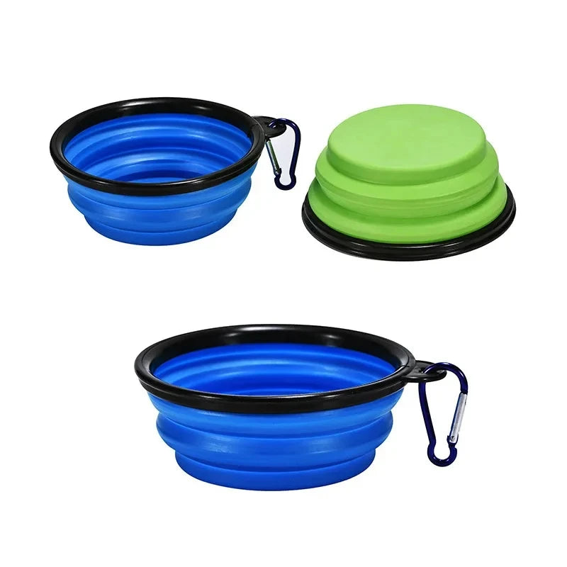 YTYIN Foldable 350mL Pet Bowl Portable Travel Dogs Cats