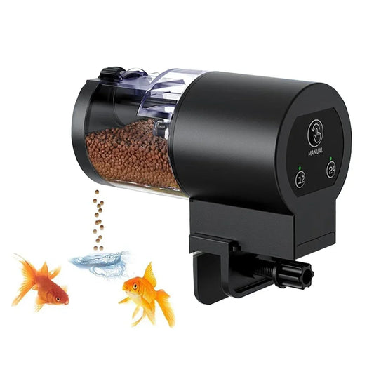 Automatic Fish Feeder For Aquarium 100ml Battery Powered