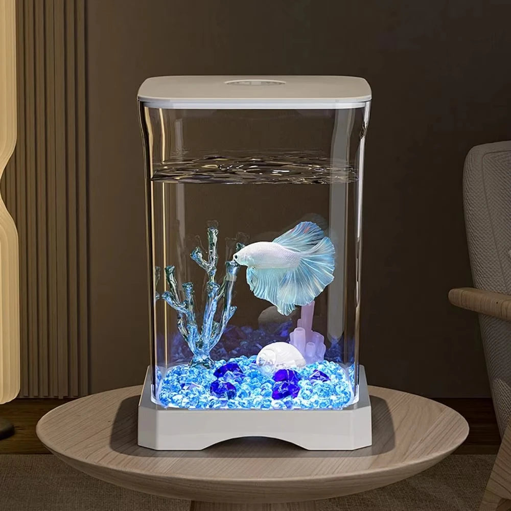 4K Desktop Fish Tank Acrylic With Detachable Panel Premium