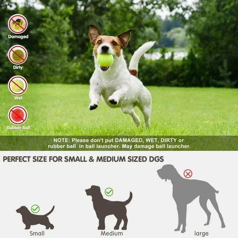 Catapult For Dogs Ball Launcher Dog Toy Tennis Ball Launcher Jumping Ball Pitbull Toys Tennis Ball Machine Automatic Throw Pet