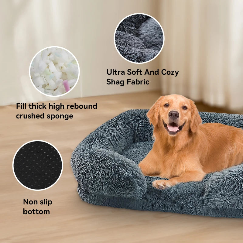 CN Jiangsu Thickened Orthopedic Dog Bed For Large Dogs