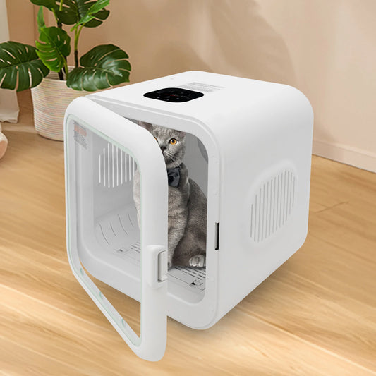 62L Cat Dog Dryer Box 110V 800W Adjustable Temp For Pets