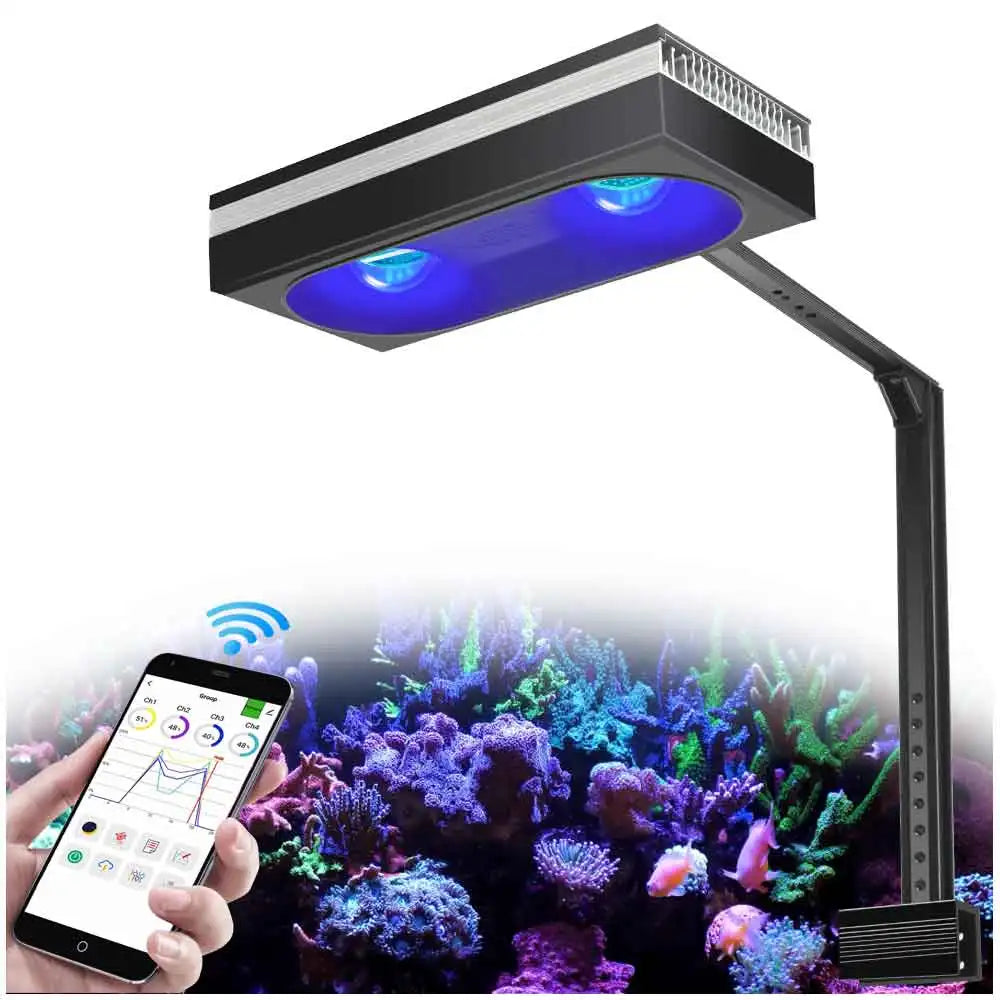 PopBloom RL90 RL180 WiFi Full Spectrum Reef Led Light