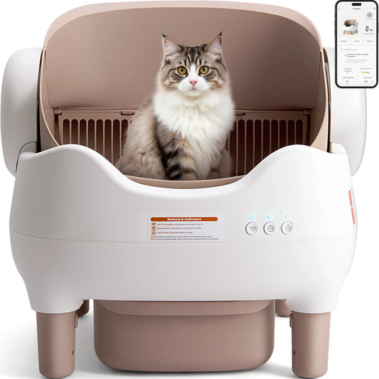 Lunapurr Self Cleaning Litter Box App Control For Multi Cats