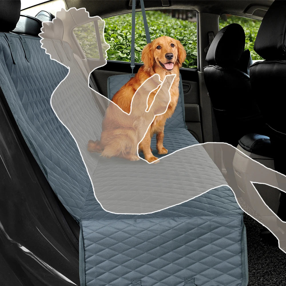 Petravel Dog Car Seat Cover Waterproof Back Seat Protector