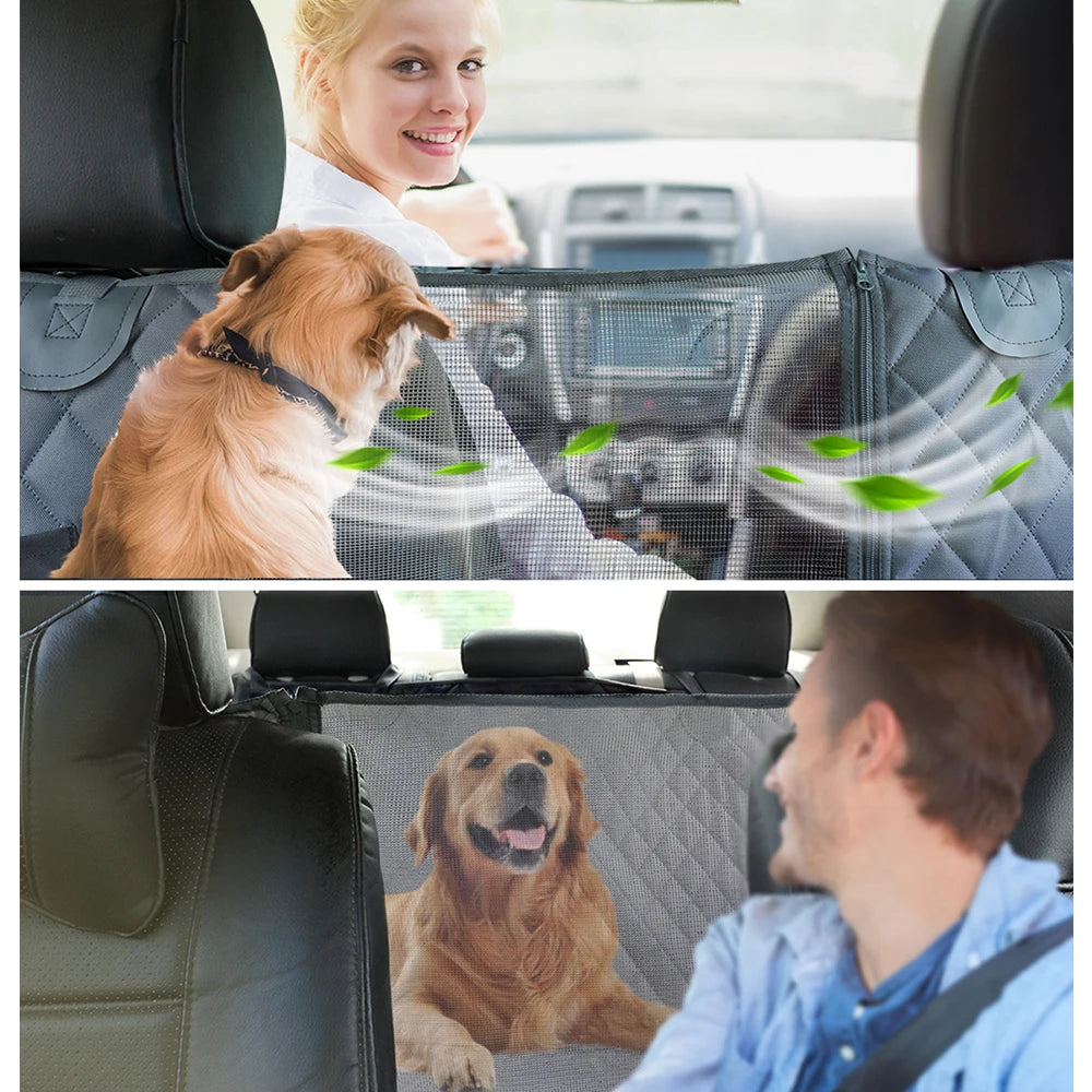 Petravel Dog Car Seat Cover Waterproof Back Seat Protector