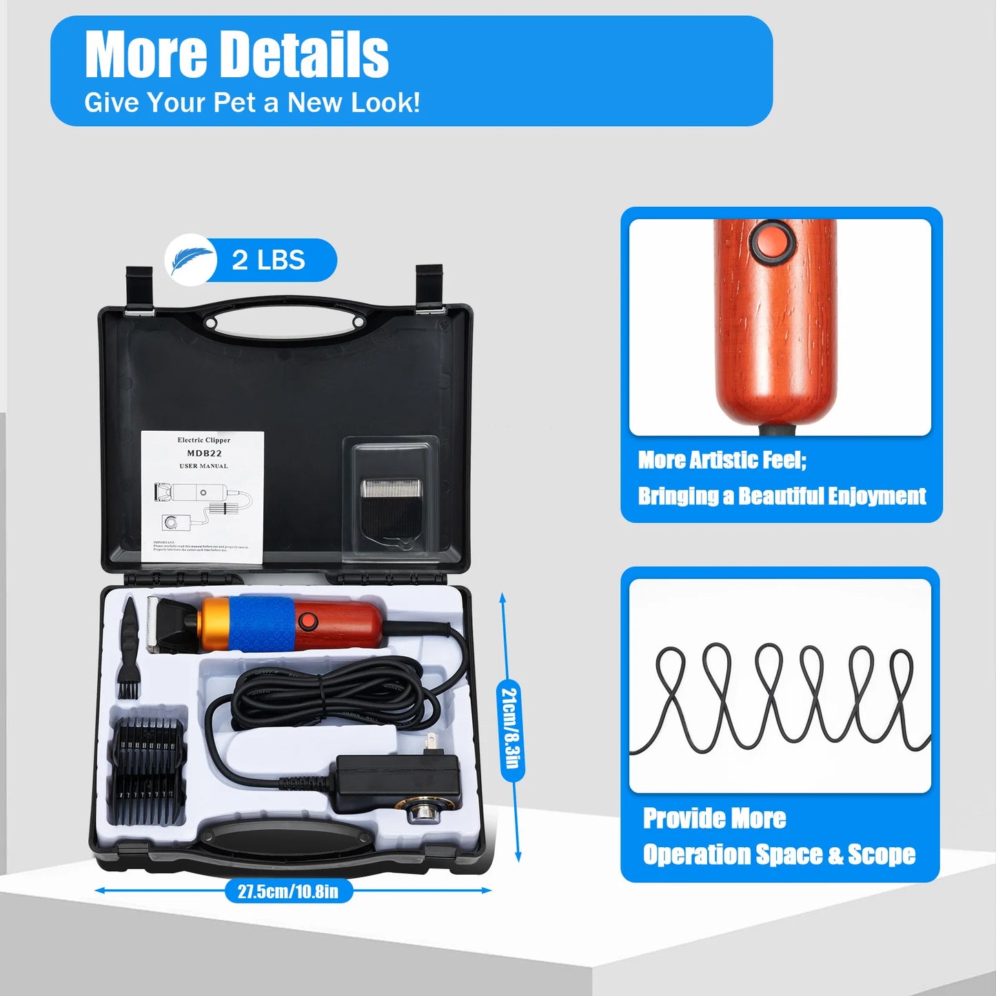 Electric Animal Fur Shears For Pets Grooming Clippers