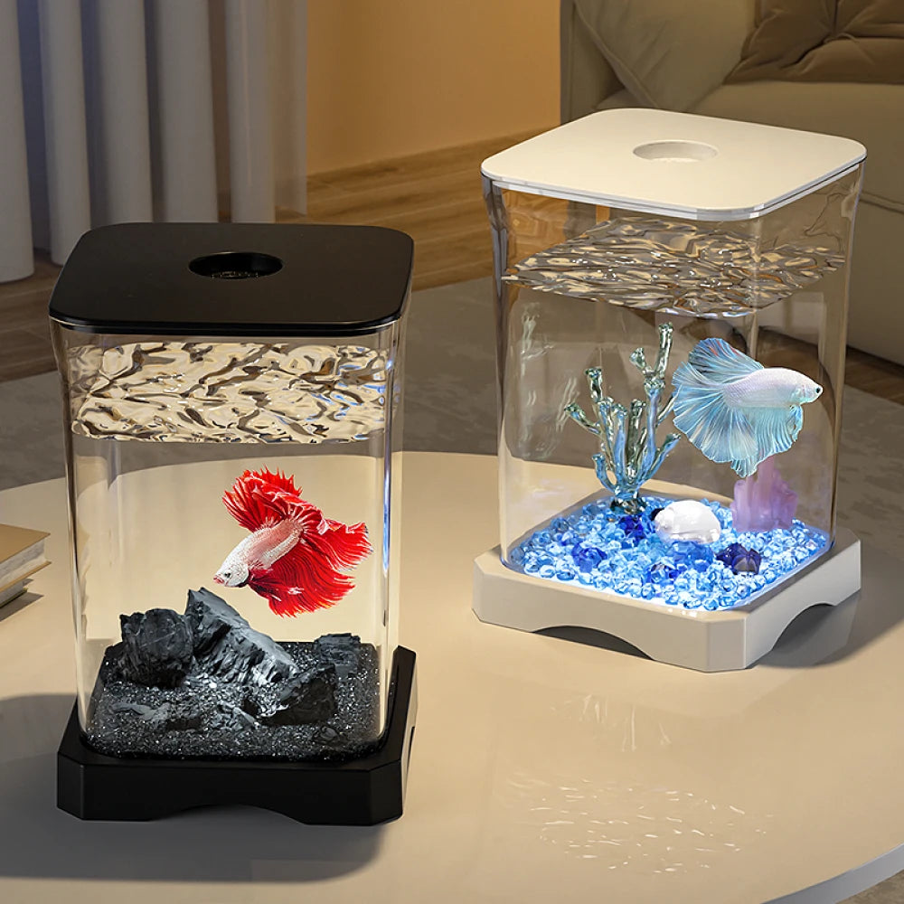 4K Desktop Fish Tank Acrylic With Detachable Panel Premium