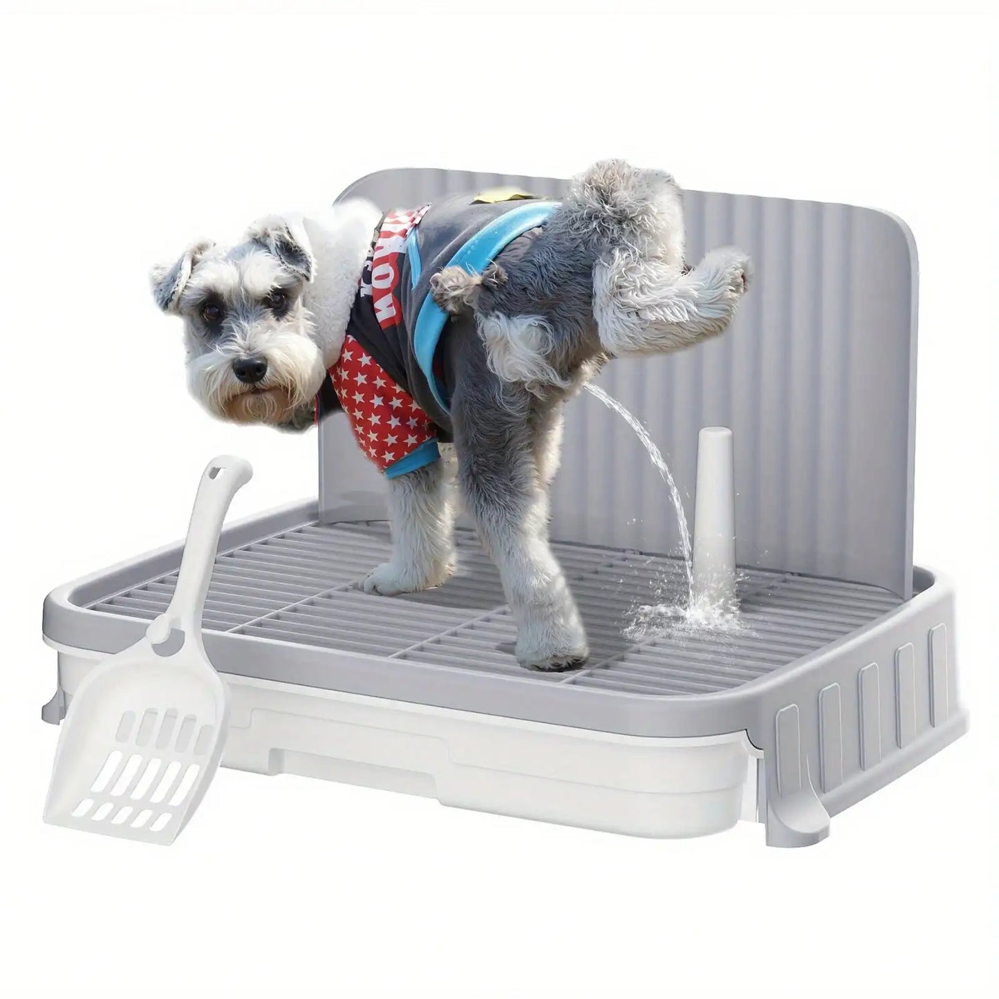Indoor Dog Potty Tray by Dog Litter No Leak Protection Wall