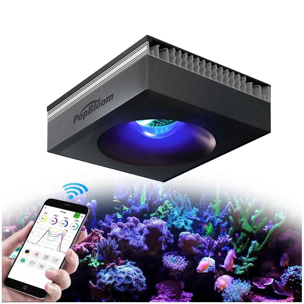 PopBloom RL90 RL180 WiFi Full Spectrum Reef Led Light
