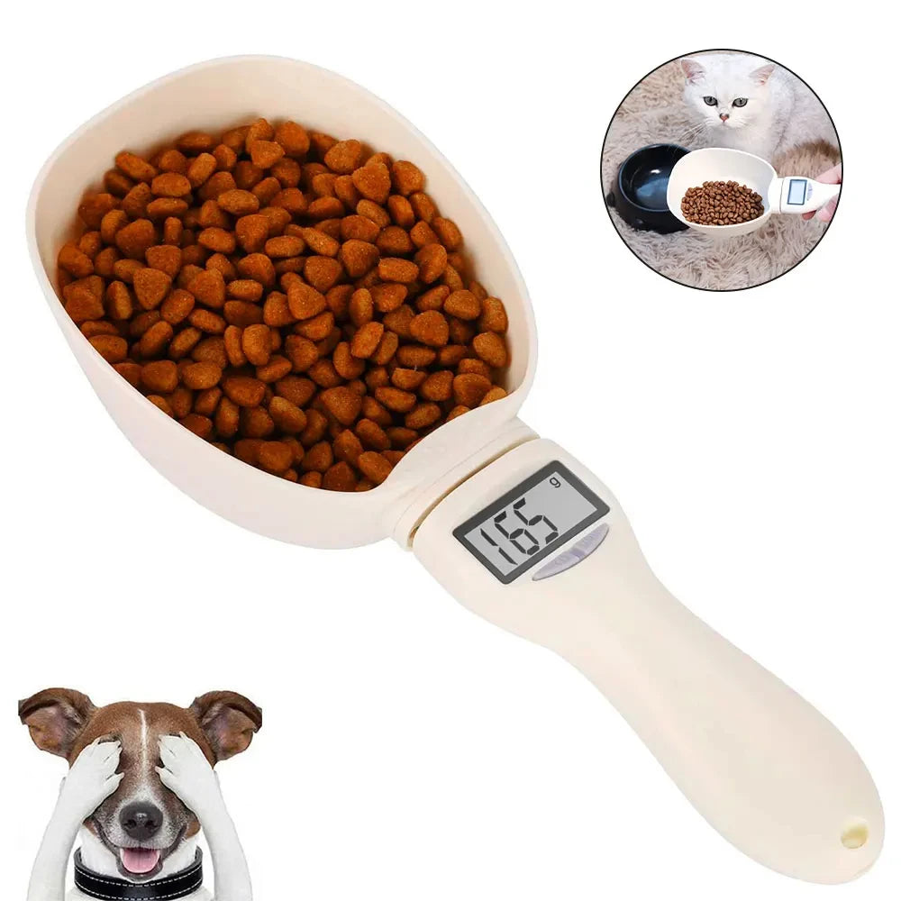 Digital Pet Food Measuring Scoop With LED Display Scale