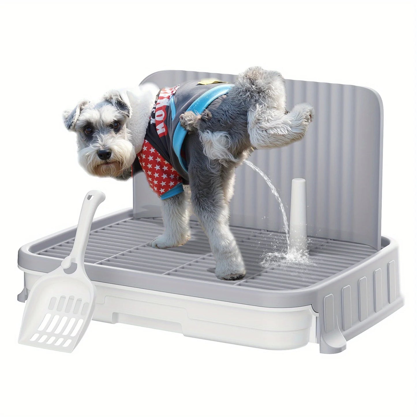 Indoor Dog Potty Tray by Dog Litter No Leak Protection Wall