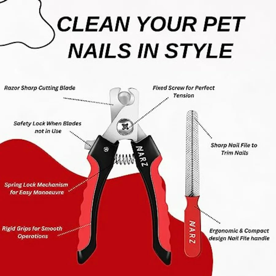 Professional Dog And Cat Nail Clippers With Safety Lock
