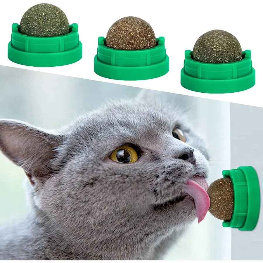 Hign-concerned Catnip Ball 3 Pack For Cats Safe Chew Toys
