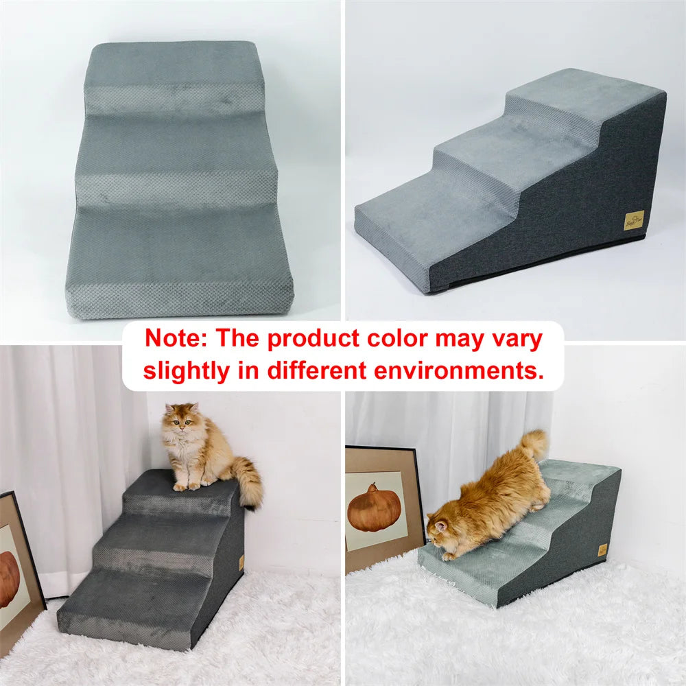 Dog Door Pet Ramp Stairs 3 Step 4 Step High Density Foam