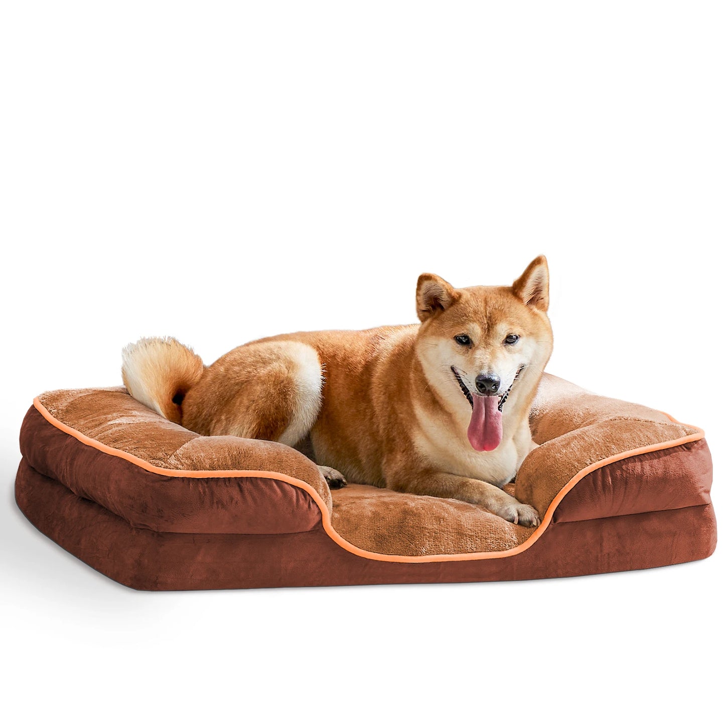 Memory Foam Pet Bed for Dogs and Cats with Washable Cover