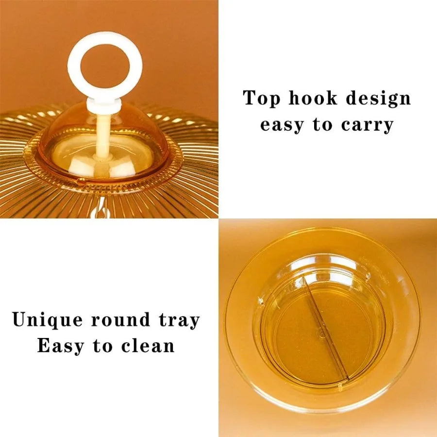 Bird Cage for Parakeets and Canaries Elegant Retro Golden Design Affordable Luxury Home Decor for Doves and Parrots Ideal for I