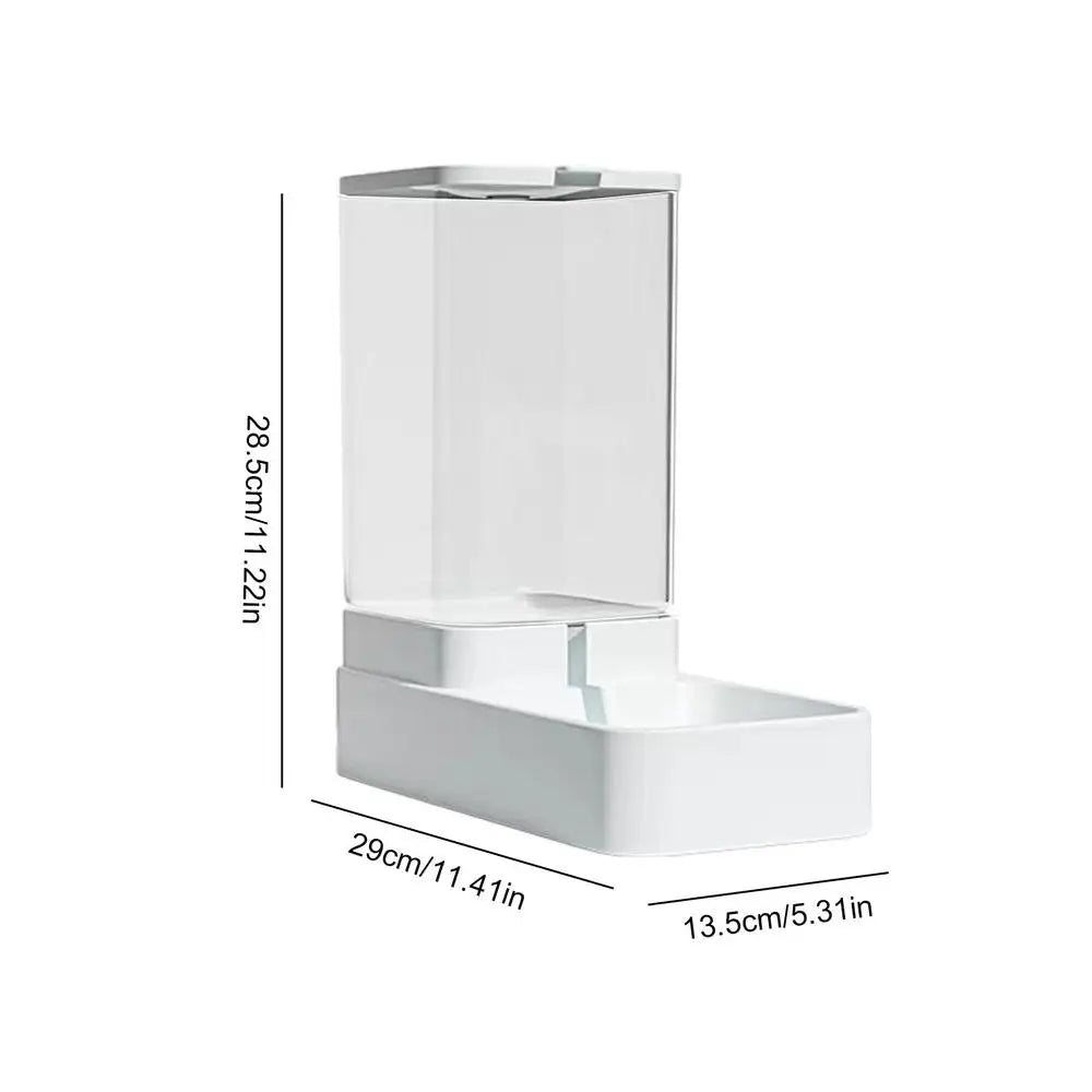 Automatic Gravity Cat Feeder Dispenser 3.8L Water And Food