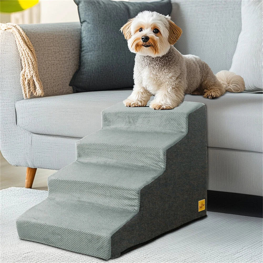 Dog Door Pet Ramp Stairs 3 Step 4 Step High Density Foam