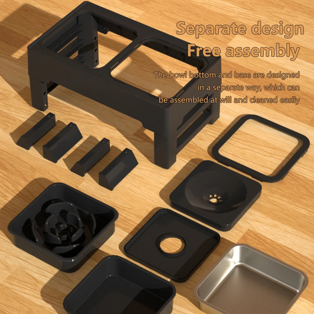 Twister CK 3in1 Stainless Steel Slow Feed Dog Bowls