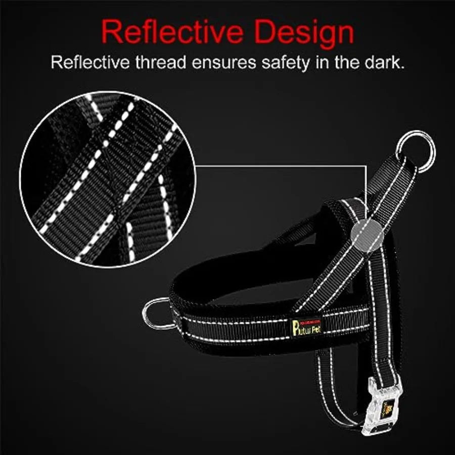 No Pull Dog Harness with Breathable Mesh Padded Adjustable Reflective Escape Proof Dog Harness for Small Medium Large Dogs Idea