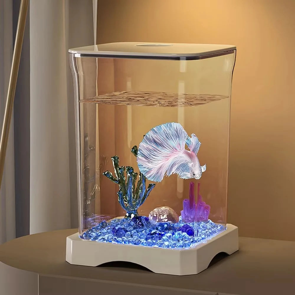 4K Desktop Fish Tank Acrylic With Detachable Panel Premium