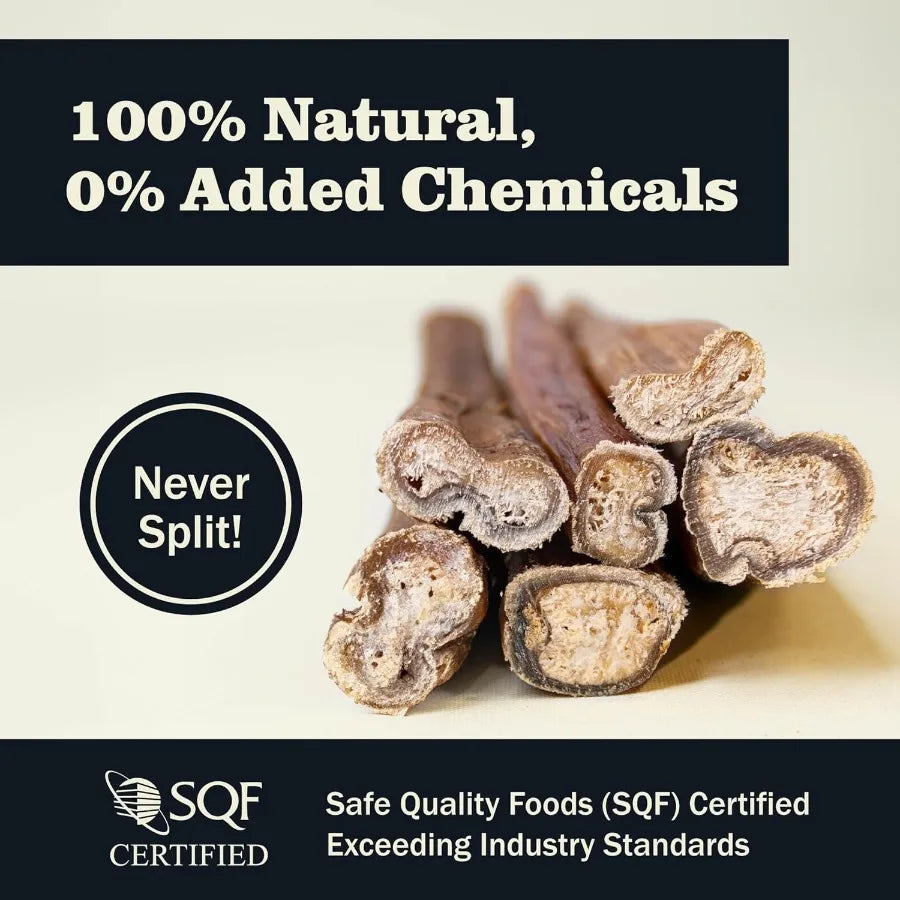 All Natural 58 Bully Sticks For Dogs Variety Pack Odor