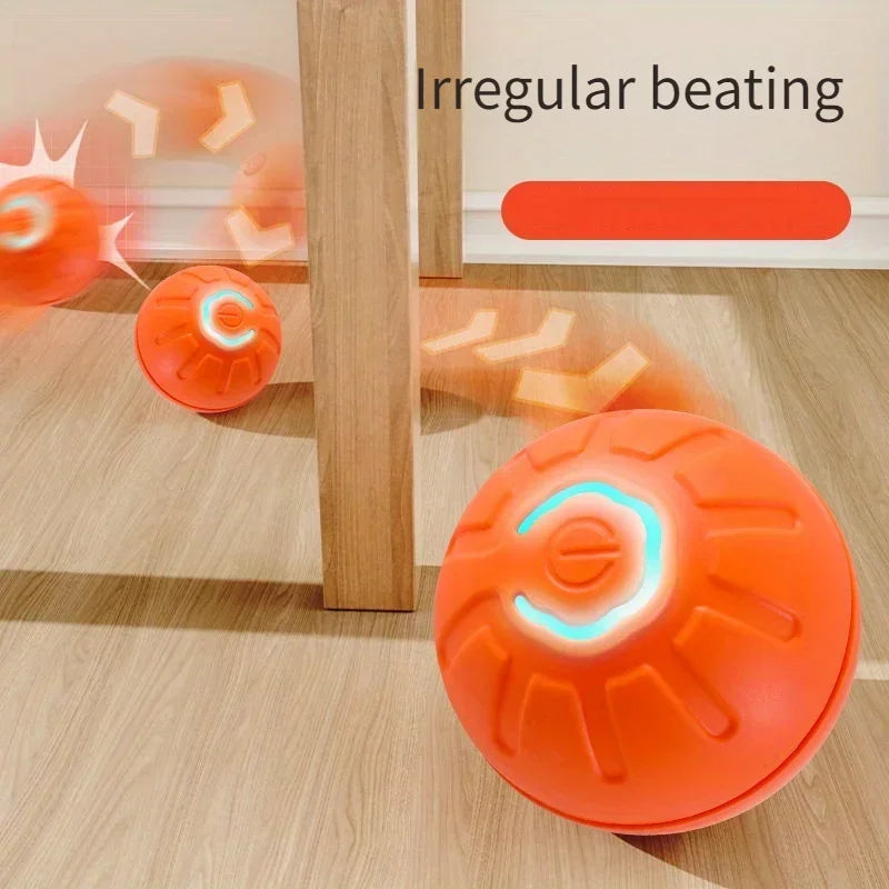 Smart Dog Toy Ball Moving Interactive USB Puppy Gift