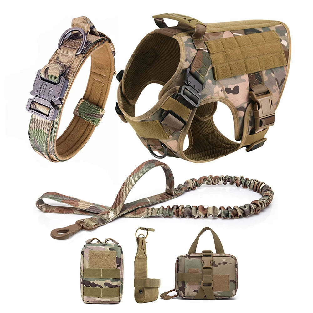 Petravelcn Large Dog Harness and Leash Set for Training