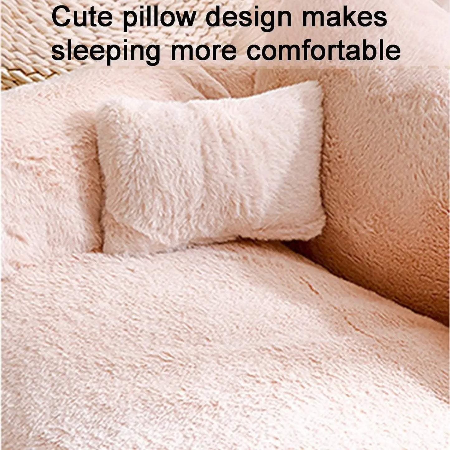 Pet Sofa Bed Plush Memory Foam For Cats And Small Dogs