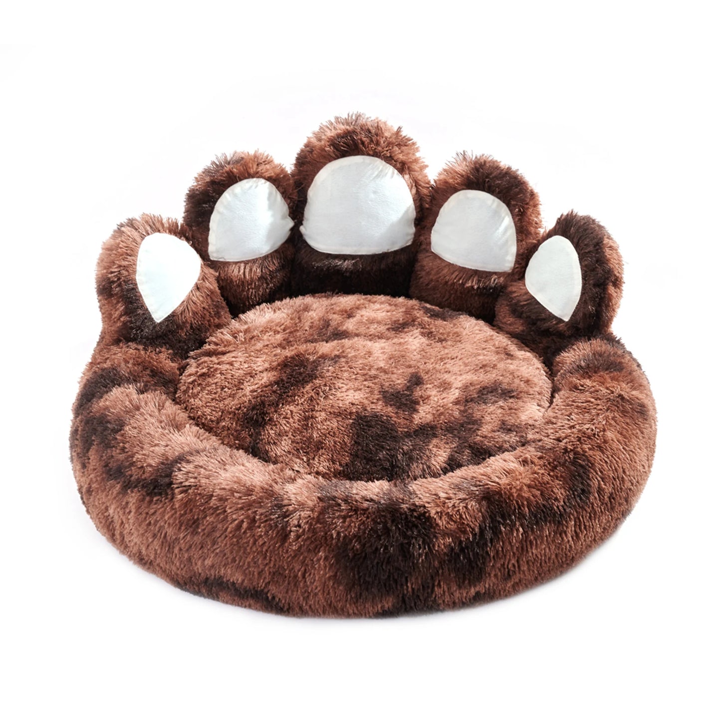 PETARTCN Paw Shape Cozy Warm Dog Bed For Furry Friends